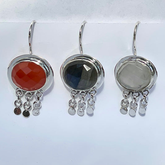 The faceted deity earring