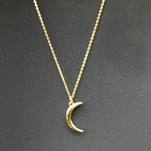 Crescent moon necklace