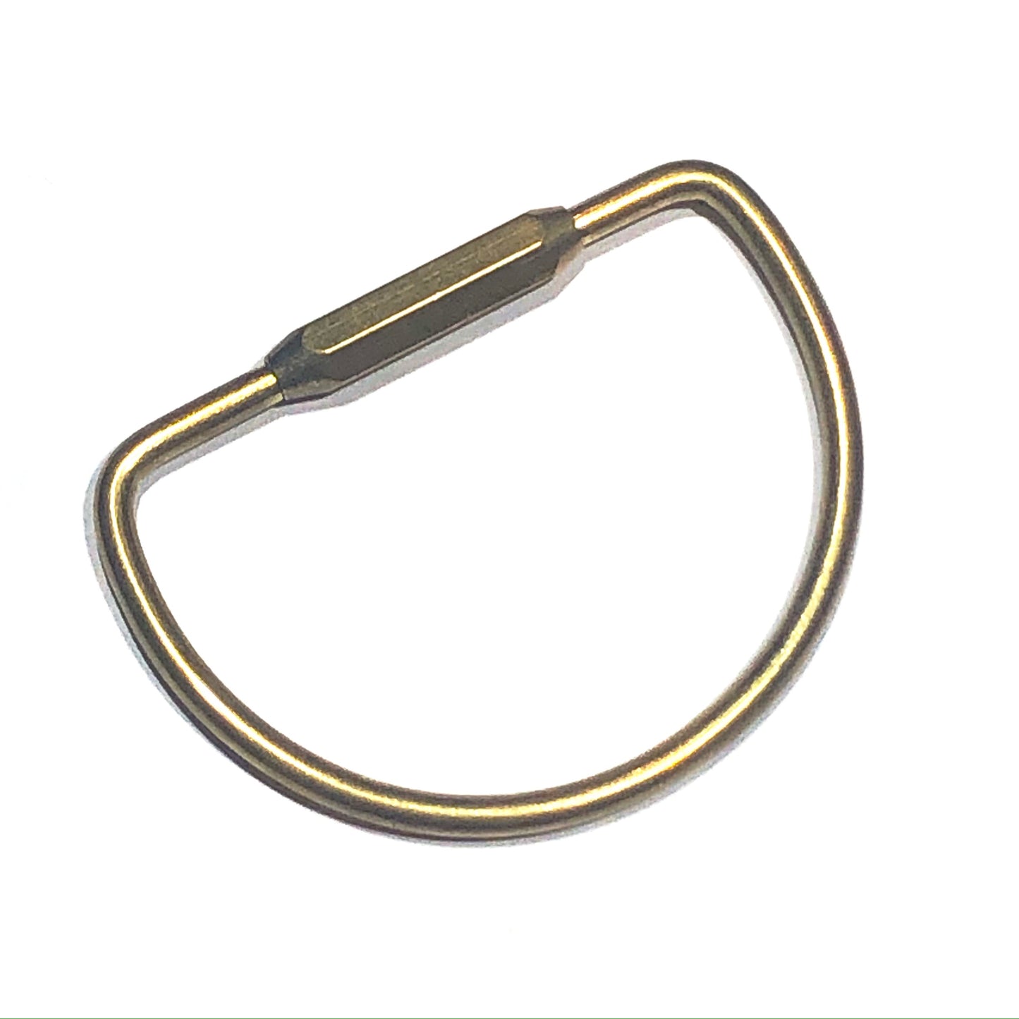 Brass keyring