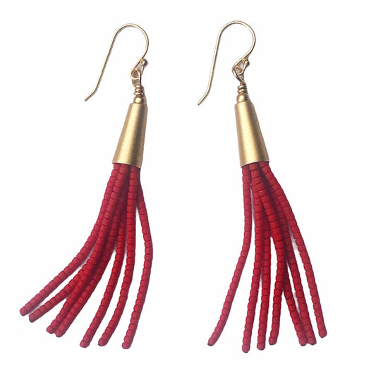 Moroccan tassel earrings