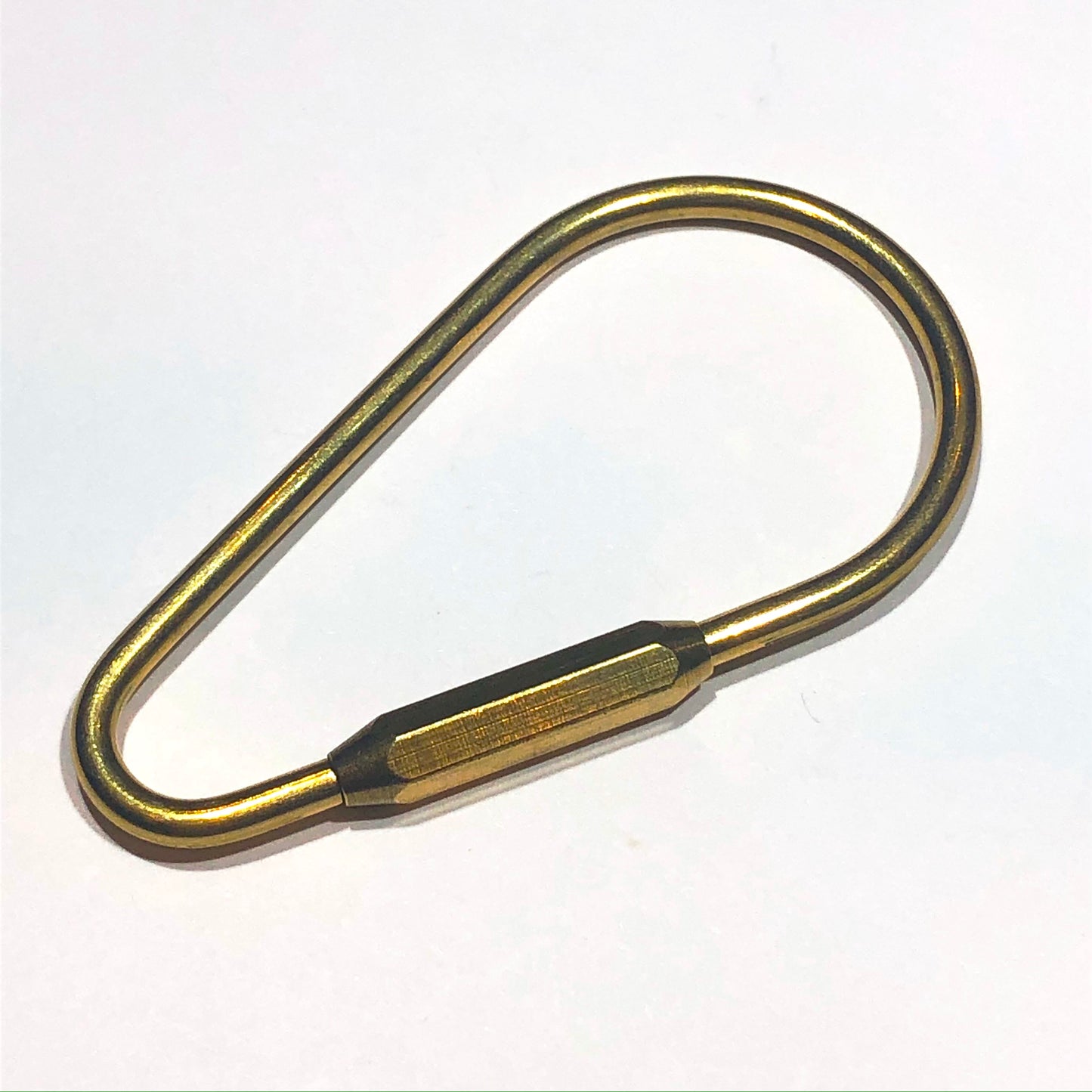 Brass keyring
