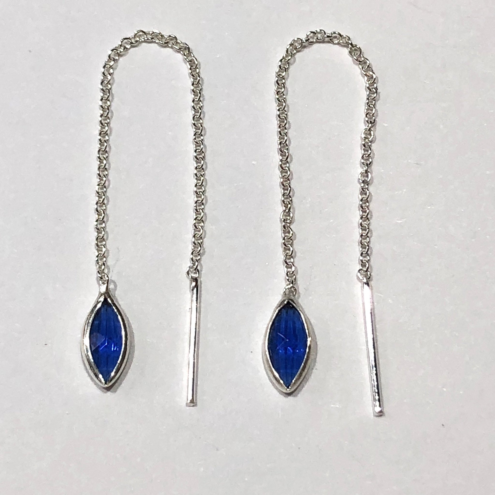 Crystal threader earrings